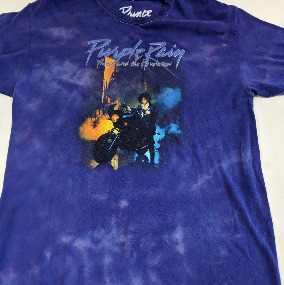 Prince 02 Purple Rain Album Cover Tee Medium